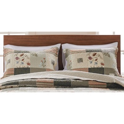 Sedona Multicolor Cotton Quilted Standard Sham