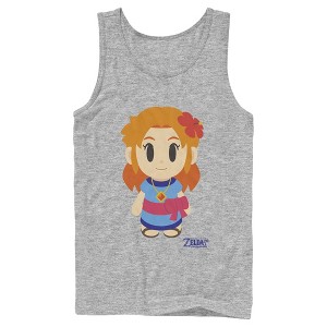 Men's Nintendo Legend of Zelda Link's Awakening Marin Avatar Tank Top - 1 of 4