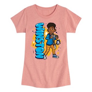 Girls' - Karma's World - Winston With Camera Fitted Short Sleeve Graphic T-Shirt - 1 of 4