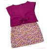Doll Clothes Superstore Blouse And Flower Skirt Fits Some Baby Alive And Little Baby Dolls - 4 of 4