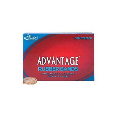 Alliance 2664A, #64, (3.5 x 1/4) Advantage Postal Rubber Bands, 4 oz,  Approx. 80 Bands, Natural