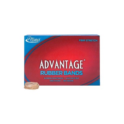 Alliance 2664A, #64, (3.5 x 1/4) Advantage Postal Rubber Bands, 4 oz,  Approx. 80 Bands, Natural 