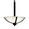Yosemite Home Decor 107-3B-16AWCF Alta Peak Collection Three Light Bowl Chandelier, Coffee, 66 Piece, 21" H x 16" W x 16" D - 3 of 4