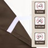 Unique Bargains Tie Up Blackout Privacy Door Curtain 1 Panel - 3 of 4