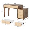 Tribesigns 51-Inch Computer Desk with 5 Drawers - image 3 of 4