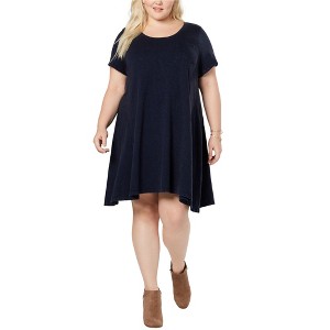 Style & Co. Womens Washed Cotton Shirt Dress - 1 of 1