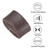 Unique Bargains Wear-Resistant Leather Belt Loop Keeper for Wide Straps Replacement 4 Pcs - 3 of 4
