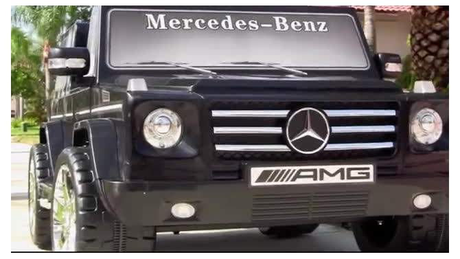 Kid Motorz 12V Mercedes Benz G55 Two Seater Powered Ride-On - Black, 2 of 5, play video