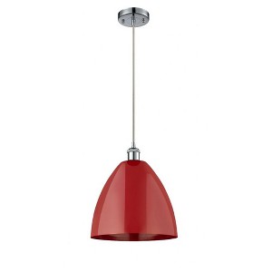 Plymouth Dome - 1 Light Cord Hung Mini Pendant In Industrial Style-14.75 Inches Tall and 12 Inches Wide - 1 of 1