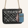Unique Bargains Lipstick Bag with Polka Dot Pattern Handbag Charm 1 Pc - 2 of 4