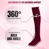 Vizari League Sports Socks for Boys and Girls | Polyester and Stretchable Adult League Socks | Soccer Socks with 360° Arch and Ankle Support | Football socks - 4 of 4