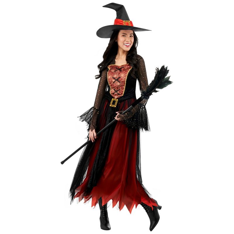 Rubies Enchanted Glamour Witch Women's Costume, 4 of 5