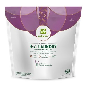 Grab Green 3 in 1 Laundry Detergent Pods, Lavender with Vanilla Scent - 1 of 4