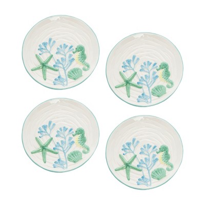 C&F Home Bluewater Bay Plate Set of 4