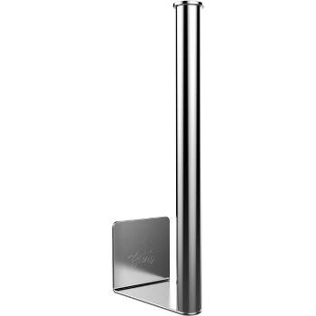 simplehuman Stainless Steel Wall Mount Paper Towel Holder 4 910 H x 13 110  W x 3 D Silver - Office Depot
