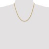 Black Bow Jewelry 3.25mm 10k Yellow Gold D/C Quadruple Rope Chain Necklace - 2 of 4