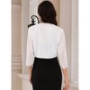 INSPIRE CHIC Women's Open Front Sequin Long Sleeve Shrug Sweaters - 4 of 4