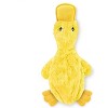 Link Active Crinkle Dog Toy for Small, Medium, and Large Breeds, Cute No Stuffing Duck with Soft Squeaker (2 Pack) - 2 of 4