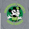Boys' - Disney - Shamrock Wishes Irish Kisses Short Sleeve Graphic T-Shirt - 2 of 4