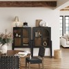 Nathan James Set of 2 Shadow Storage Cabinet Black - 2 of 4