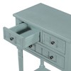NicBex Console Table Narrow Side Table with 3 Storage Drawers and Bottom Shelf Sofa Table for Entryway, Hallway, Living Room - 4 of 4