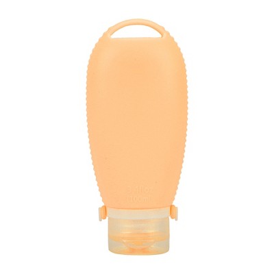 Unique Bargains Portable Hair Brush W/ Strap Silicone Pump Bottle 1 Pc