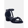 Nicola Braided Leather Block Heel Sandals - 2 of 4