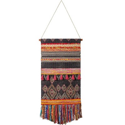 Livabliss Zendaya 39"H x 23"W Global Brick Wall Tapestries