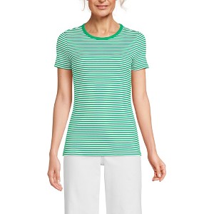 Lands' End Women's Cotton Rib T-shirt - 1 of 3
