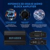 Hifonics Zeus Delta 2,550 Watt Compact Mono Block Nickel Plated Mobile Car Audio Amplifier with Auto Turn On Feature, ZD-2550.1D, Black - image 3 of 4