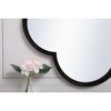 Elegant Lighting Metal plum mirror 28 inch in x 28 inch in Black - 4 of 4