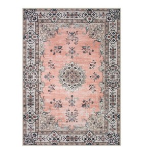 Lahome Loop Border Gradient Style Short Pile Velvet Rectangular Indoor Area Rug - 1 of 1
