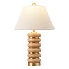 Selene Table Lamp - 24.5 Inch Height - TBL4600 - Light Brown/Brass - Safavieh - 2 of 4