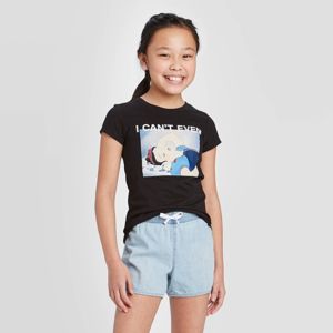 Girls Disney Princess Snow White I Can T Even Short Sleeve Graphic T Shirt Black Target