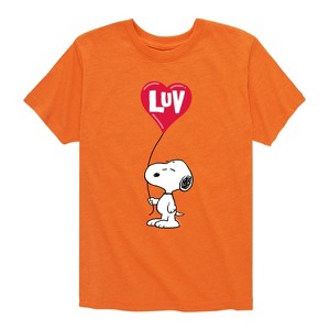 Boys' - Peanuts - Snoopy Luv Short Sleeve Graphic T-Shirt - 1 of 4