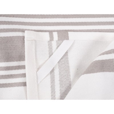 Light Gray Cotton Waffle Weave Kitchen Towel Set of 4