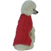 Pet Life (R) Swivel-Swirl Heavy Cable Knitted Fashion Designer Dog Sweater - 2 of 3