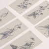 Unique Bargains Adult Realistic Butterfly Fake Tattoos Blue 6 Pcs - 3 of 4