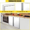Brushed Stainless Steel BBQ Access Door, Outdoor Kitchen Cabinet Doors, Durable Weather-Resistant Doors for Barbecue Islands, Suitable for Outdoor - 4 of 4