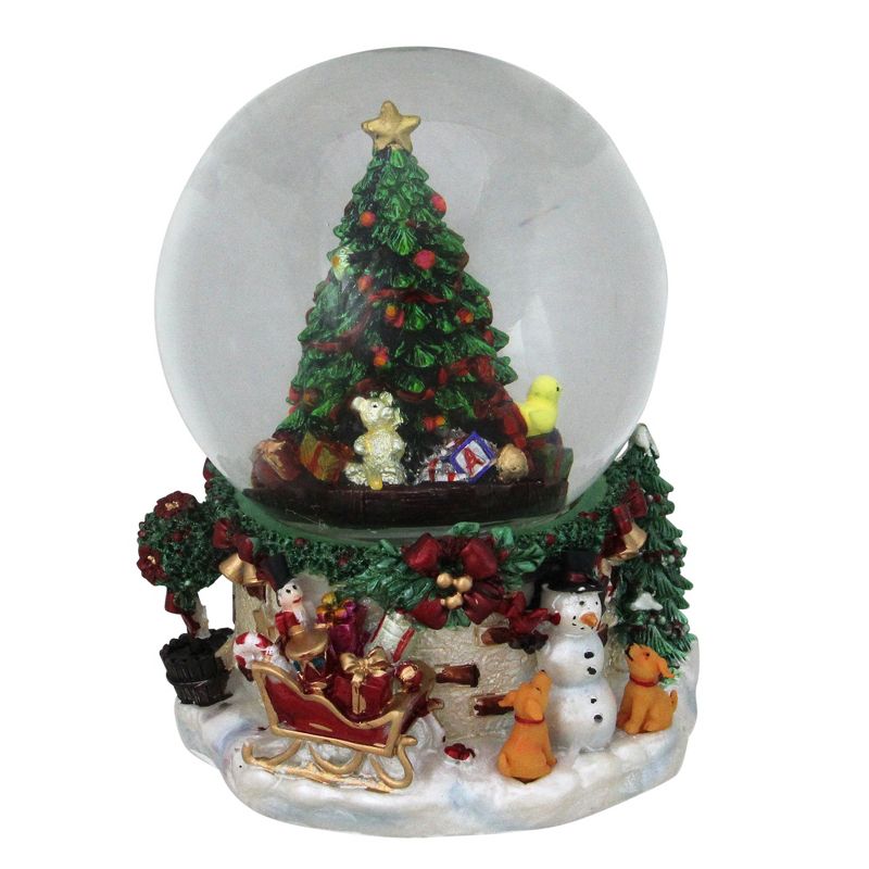 Northlight 7" Presents Under the Tree Musical Christmas Snow Globe, 1 of 4