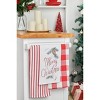 C&F Home "Merry Christmas" Sentiment with Pinecone Flour Sack Kitchen Towel Decor Decoration 27L x 18W in. - 4 of 4