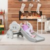 Costway Baby Slide Indoor First Play Climber Slide Set for Boys Girls Blue/Gray - 2 of 4