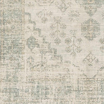 Handmade Sage and Olive Cotton Runner Rug 2'6" x 8'
