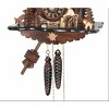 One Day Cuckoo Clock – 9.8 in – Man Chopping Wood with Deer and Hand-carved Trees By River City Clocks - 3 of 3