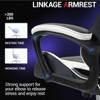 Bosmiller Ergonomic Gaming Chair Racing Style Office Chair, Computer Desk Chair, Swivel Reclining PU Leather PC Gamer Chair - 4 of 4