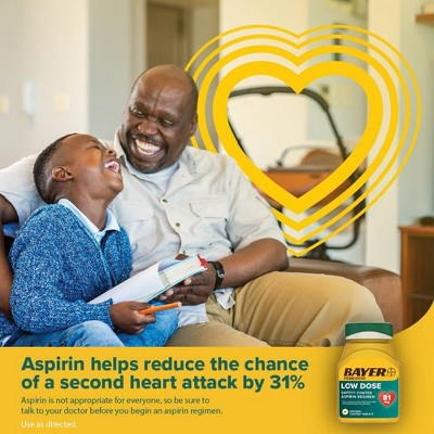 Bayer Low Dose 81mg Safety Coated Aspirin Tablets - 300ct