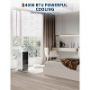14,000 BTU Portable AC - 3-in-1 Cooling, Dehumidifier & Fan, Ultra Quiet, Remote Control, Window Kit, for Bedroom, Office, Living Room - 2 of 4