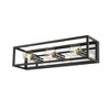 Z-Lite Kube 3 - Light Vanity in  Matte Black/Chrome - 4 of 4
