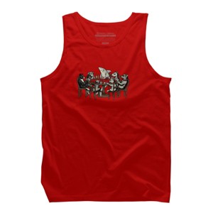 Men's Design By Humans Card Shark By valorandvellum Tank Top - 1 of 3