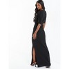 QUIZ Women's Batwing V-Neck Maxi Dress - 2 of 4